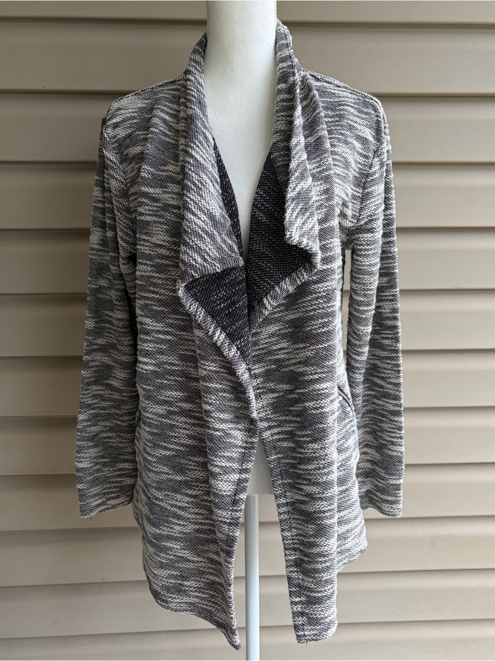 •Motherhood Maternity•Waterfall Marled Knit Cardigan Jacket - Size Large